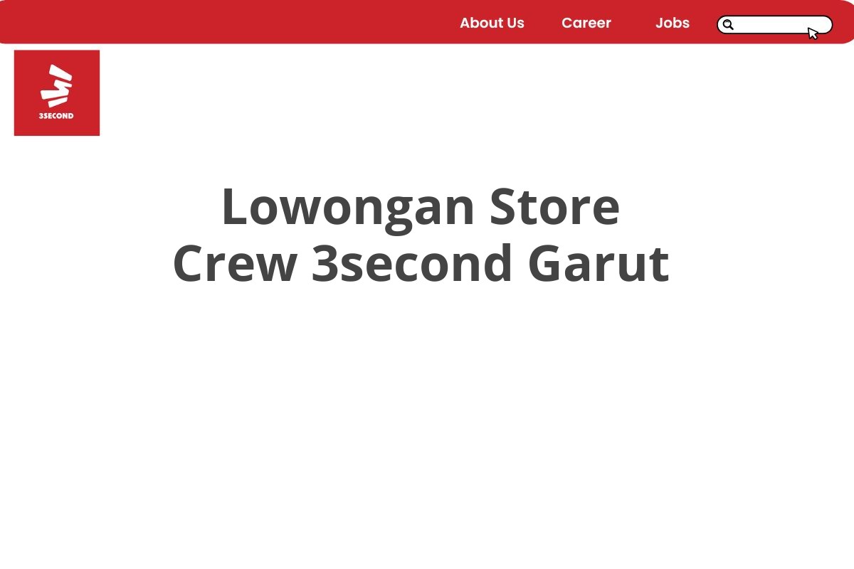 Lowongan Store Crew 3second Garut